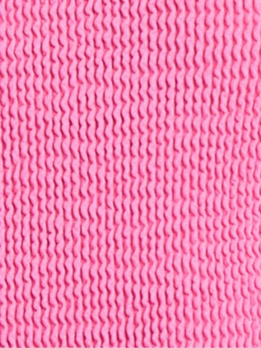 bond-eye Pink Textured One-Piece Swimsuit